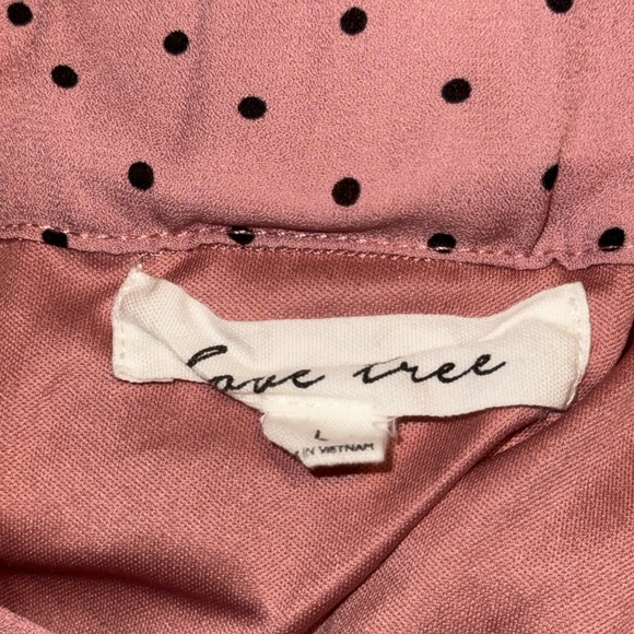 Love Tree Polka Dot Slit Maxi Skirt - Picture 4 of 4